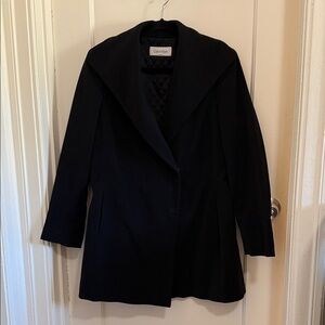 Calvin Klein Women's Black Trench Coat